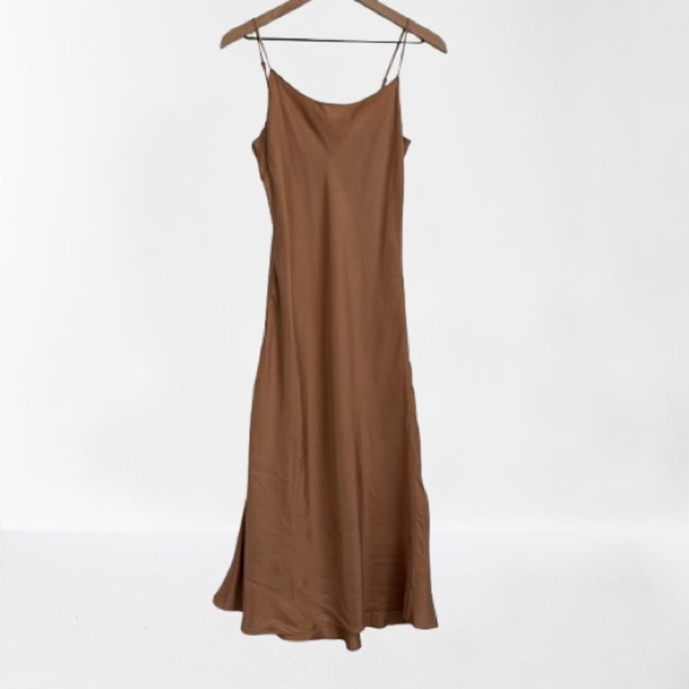 J. Crew Gwyneth cupro-blend slip dress - Picture 2 of 8